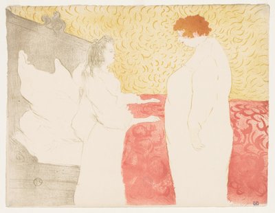 Elles: Frau im Bett, 1896 von Henri de Toulouse Lautrec