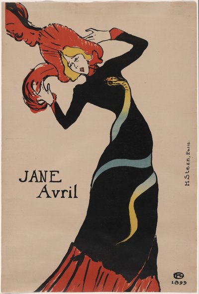 Jane Avril von Henri de Toulouse Lautrec