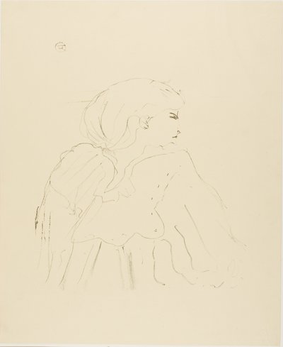 Jane Hading, aus Treize Lithographies von Henri de Toulouse Lautrec