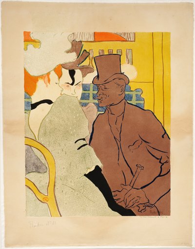 Der Engländer im Moulin Rouge von Henri de Toulouse Lautrec