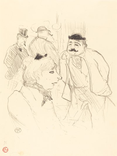 La Tige (Moulin-Rouge) von Henri de Toulouse Lautrec