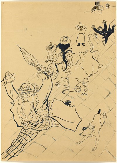 Die wütende Kuh von Henri de Toulouse Lautrec
