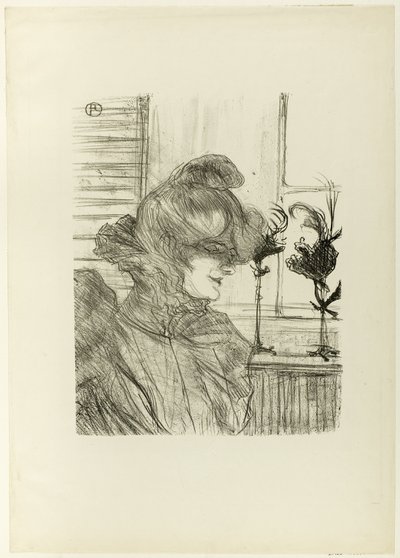 Le Margoin (Mademoiselle Louise Blouet) von Henri de Toulouse Lautrec