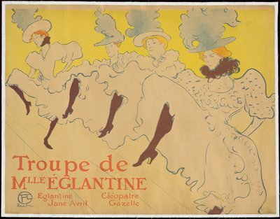 Mademoiselle Eglantines Truppe von Henri de Toulouse Lautrec