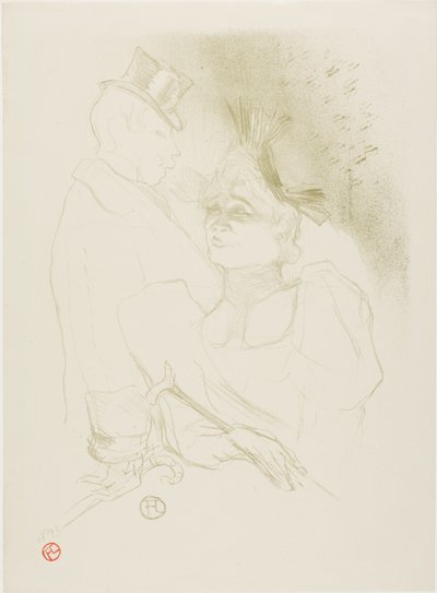 Mademoiselle Lender und Baron von Henri de Toulouse Lautrec