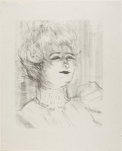 Marie-Louise Marsy, aus Treize Lithographies von Henri de Toulouse Lautrec