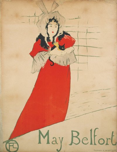 May Belfort Poster von Henri de Toulouse Lautrec