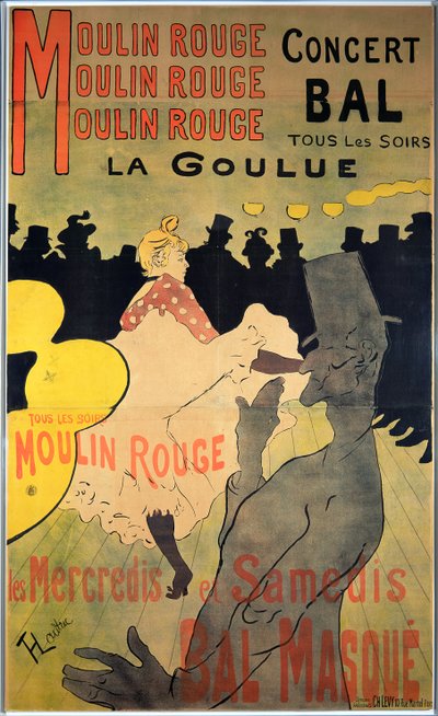 Moulin Rouge: La Goulue, 1891 von Henri de Toulouse Lautrec