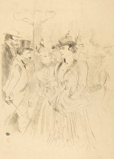 Promenade von Henri de Toulouse Lautrec