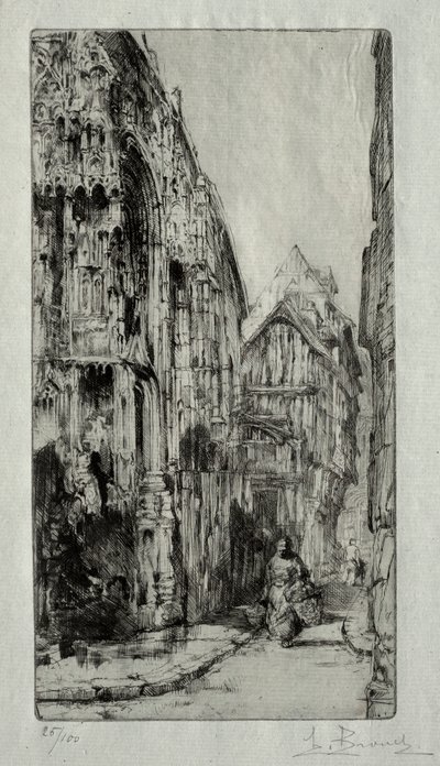 Saint-Etienne des Tonneliers in Rouen von Henri de Toulouse Lautrec