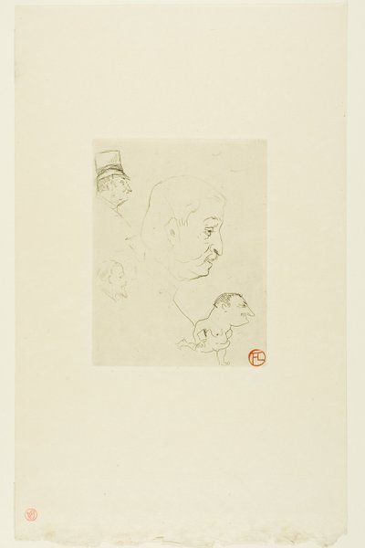 Skizze von Henri de Toulouse Lautrec