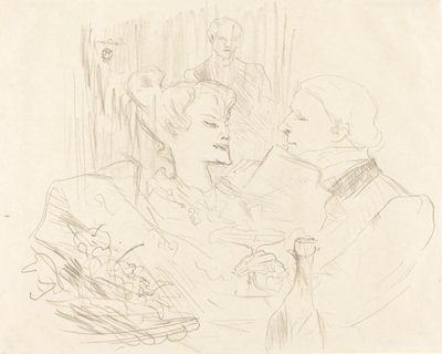Abendessen in London von Henri de Toulouse Lautrec