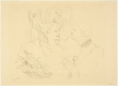 Abendessen in London von Henri de Toulouse Lautrec
