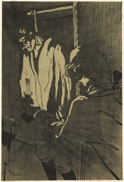 Der Gehängte von Henri de Toulouse Lautrec