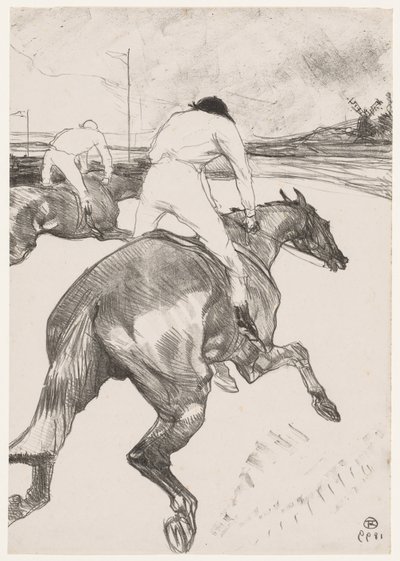 Der Jockey von Henri de Toulouse Lautrec