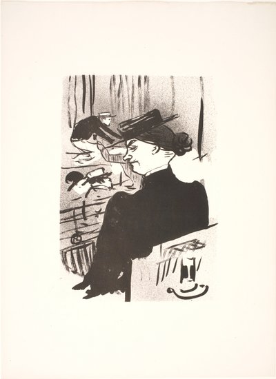 Eine Zuschauerin von Henri de Toulouse Lautrec