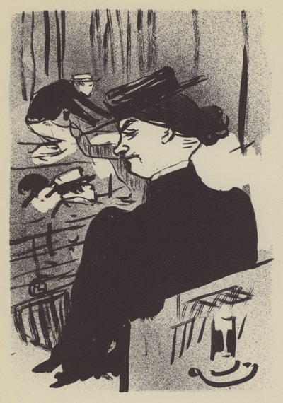 Eine Zuschauerin von Henri de Toulouse Lautrec