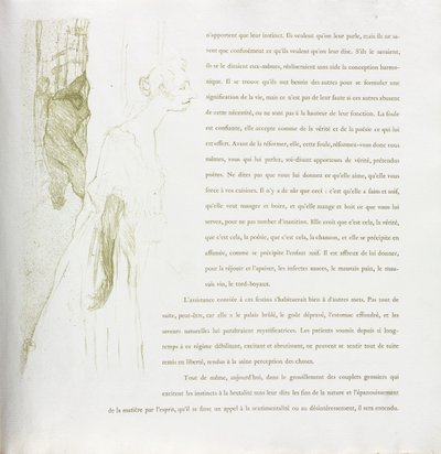 Yvette Guilbert - Französische Serie: Nr. 11 von Henri de Toulouse Lautrec