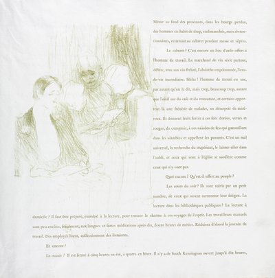 Yvette Guilbert - Französische Serie: Nr. 8 von Henri de Toulouse Lautrec