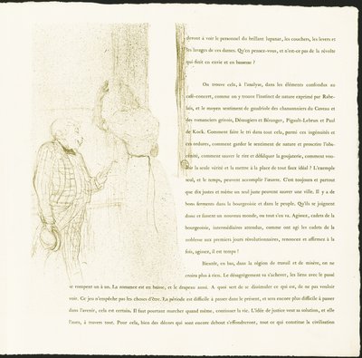 Yvette Guilbert von Henri de Toulouse Lautrec