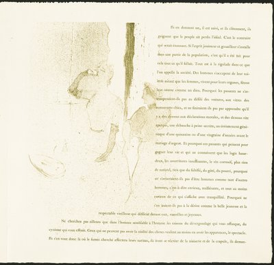 Yvette Guilbert von Henri de Toulouse Lautrec