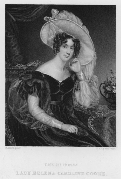 Lady Helena Caroline Cooke (Gravur) von Henry (after) Collen