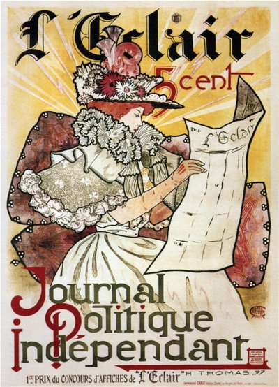 LEclair: Journal Politique Independent Poster von Henry Atwell Thomas