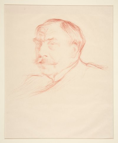 Porträt von Mirbeau von Henry Bataille
