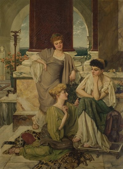 Ein Streit, spätes 19. Jahrhundert von Henry Baynton