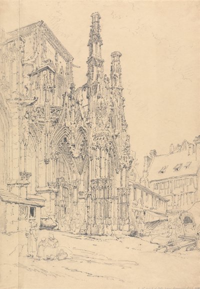 Südportal von Notre Dame, Louviers von Henry Edridge