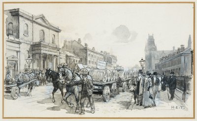 Maifeiertag, Oxford Street von Henry Edward Tidmarsh