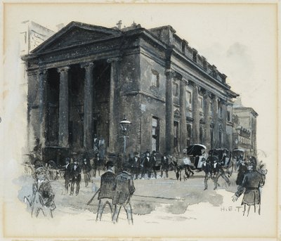 Portico Bibliothek, Mosley Street von Henry Edward Tidmarsh