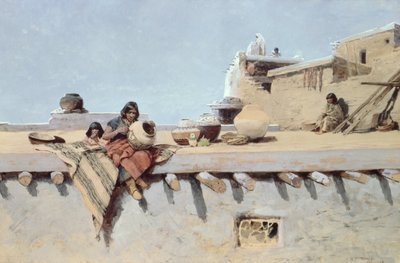 Töpfe bemalen, 1880 von Henry Francois Farny