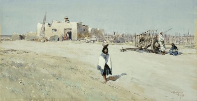 Die Wasserträger, 1888 von Henry Francois Farny