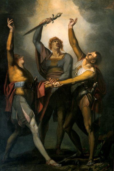 Der Rütlischwur, 1778-1781 von Johann Heinrich Füssli
