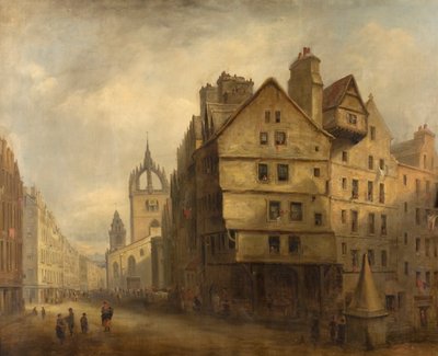 Die Alte West Bow, Edinburgh von Henry G. Duguid