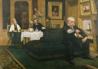 Der Kenner, 1887 von Henry Herbert La Thangue