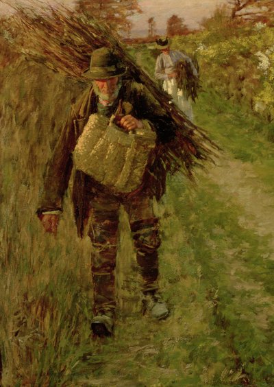 Der Holzfäller, 1894 von Henry Herbert La Thangue