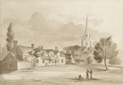 Brewood Kirche von Henry James Noyes