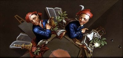 Eine anamorphe Vanitas von Henry Kettle
