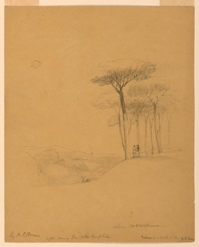 Nach der Rückkehr von der Villa Pamphili von Henry Kirke Brown