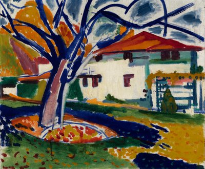 Blaue Bäume, 1915-1916 von Henry Lyman Saÿen