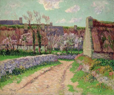 Dorf in Clohars von Henry Moret