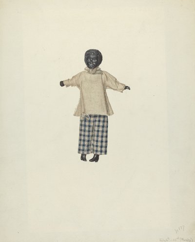 China-Puppen mit schwarzem Kopf von Henry Murphy