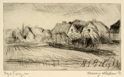 Häuser mit Gärten von Henry Nielsen