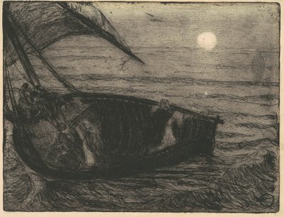 Christus geht auf dem Wasser von Henry Ossawa Tanner