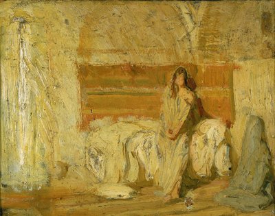 Studie zur Verkündigung von Henry Ossawa Tanner