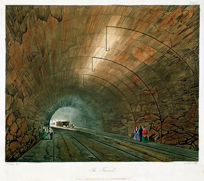 Der Tunnel, 1831 von Henry Pyall