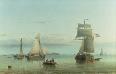 Ruhe auf dem Humber, 1864 von Henry Redmore