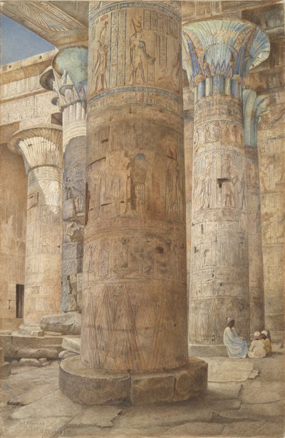 Tempel auf der Insel Philae von Henry Roderick Newman